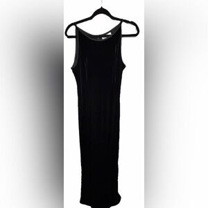 🖤 Vintage Lori Ann Montreal Black Velvet Maxi Dress – Sleek 90s Evening Gown